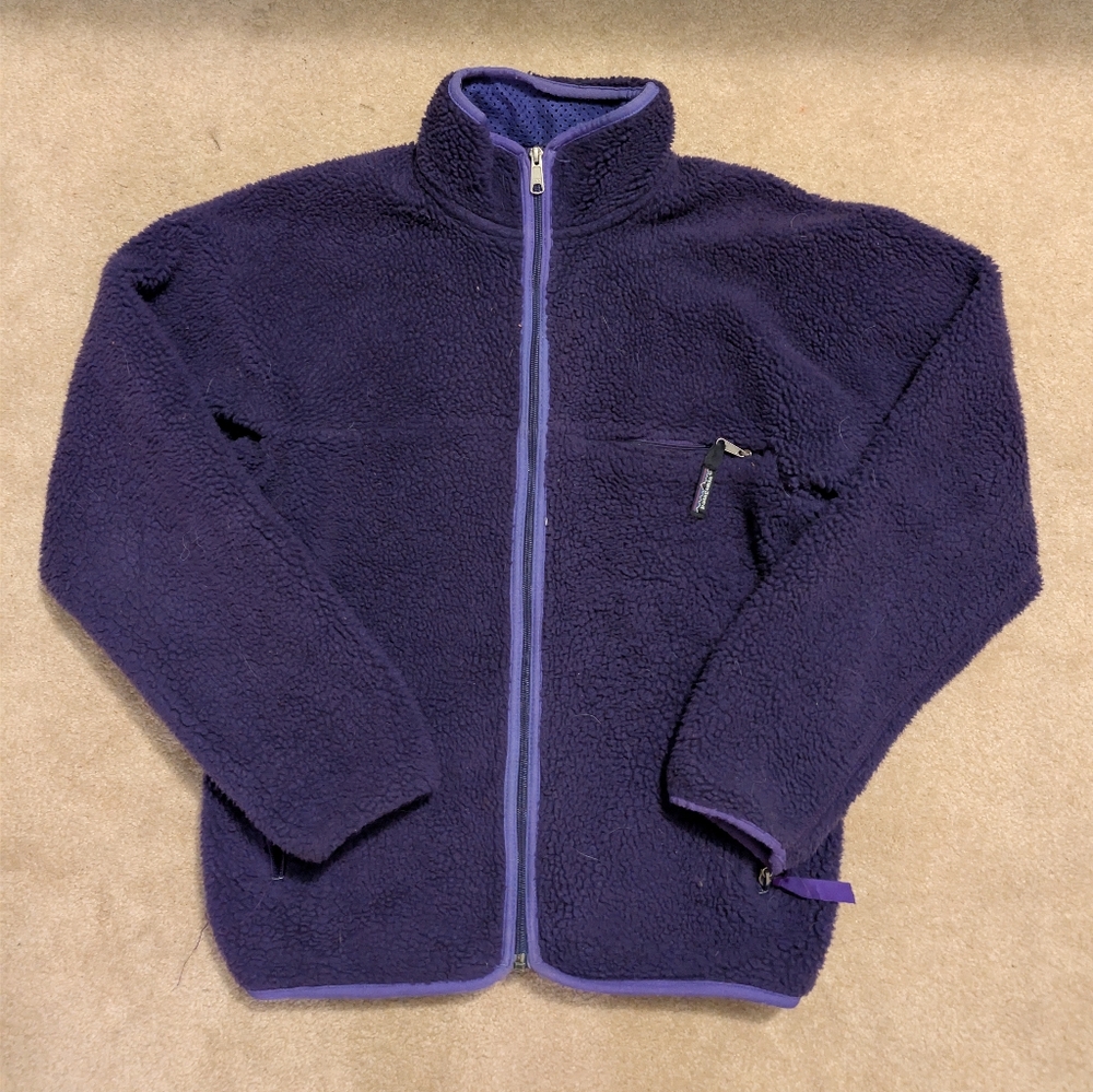 Patagonia Men's Deep Purple Fleece Jacket